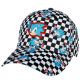 Picture of Sonic Checkered Youth AOP Curved Bill Snapback