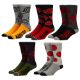 Picture of Naruto Split Color 5 Pair Crew Socks
