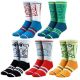 Picture of Nintendo Character Colorblock 5 Pair Crew Socks