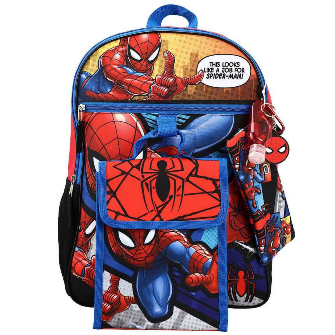 Picture of Marvel Spider-Man 6 pc Backpack Set