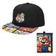 Picture of Super Mario Bros Flat Bill Snapback & Bi-fold Wallet Combo