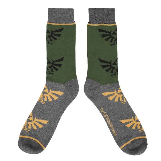 Picture of Zelda Hyrule Crest Crew Socks