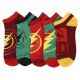 Picture of DC Comics The Flash Worlds Collide 5 Pair Ankle Socks