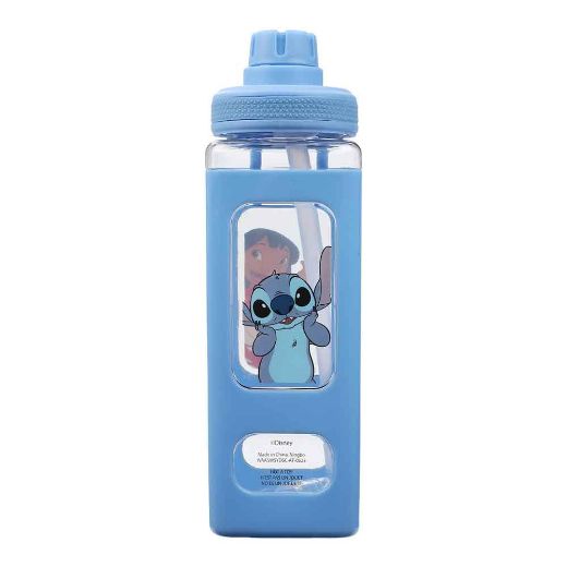 Picture of Disney Lilo & Stitch 24 oz. Square Plastic Water Bottle