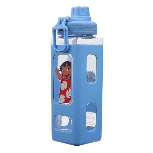 Picture of Disney Lilo & Stitch 24 oz. Square Plastic Water Bottle