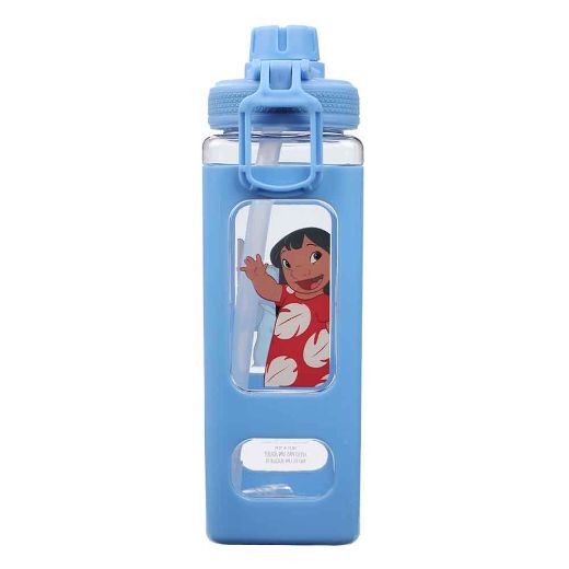 Picture of Disney Lilo & Stitch 24 oz. Square Plastic Water Bottle