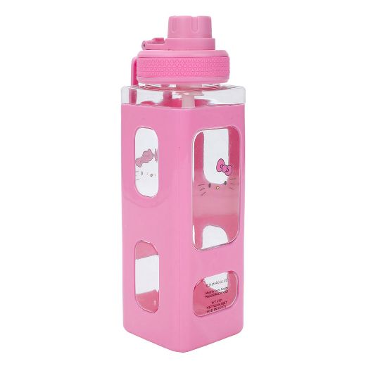 Picture of Hello Kitty 24 oz. Square Plastic Water Bottle