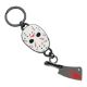 Picture of Friday the 13th Mask & Bloody Cleaver Keychain