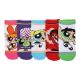 Picture of The Powerpuff Girls 5 Pair Ankle Socks