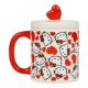 Picture of Hello Kitty Loves 16 oz. Lidded Ceramic Mug 