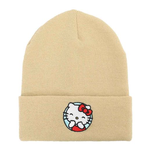 Picture of Hello Kitty Embroidered Tall Cuff Beanie
