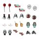 Picture of Horror 12 Pack Earring Set