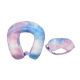 Picture of Bioworld Tie Dye Satin Neck Pillow & Eye Mask Travel Set