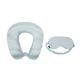 Picture of Bioworld Ice Blue Satin Neck Pillow & Eye Mask Travel Set
