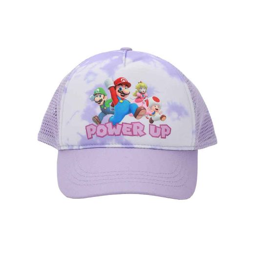 Picture of Super Mario Tie-dye Youth Trucker