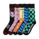 Picture of Demon Slayer Patterns 5 Pair Crew Socks