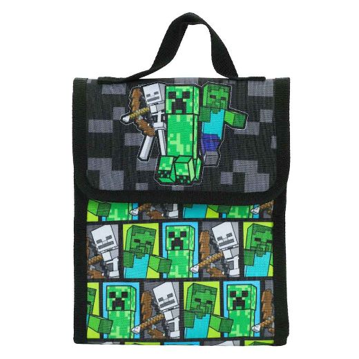 Picture of Minecraft Character 5 pc Youth Backpack Set