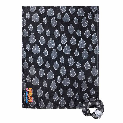 Picture of Naruto Neck Pillow, Throw and Eye Mask Travel Set