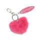 Picture of Clueless Heart Pom Keychain