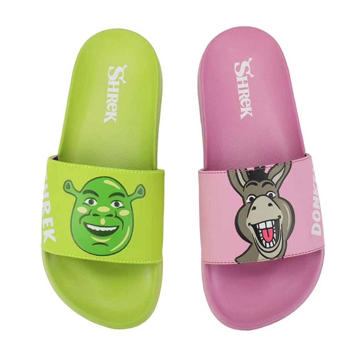 Picture of Dreamworks Shrek & Donkey Slide Sandals
