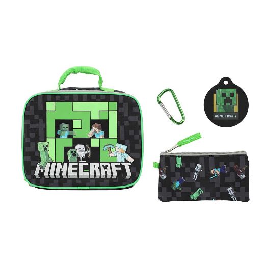 Picture of Minecraft Creeper 4 pc Lunch Kit