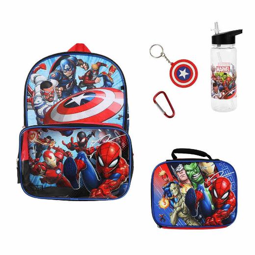 Picture of Marvel Avengers Youth 5 pc Backpack Set