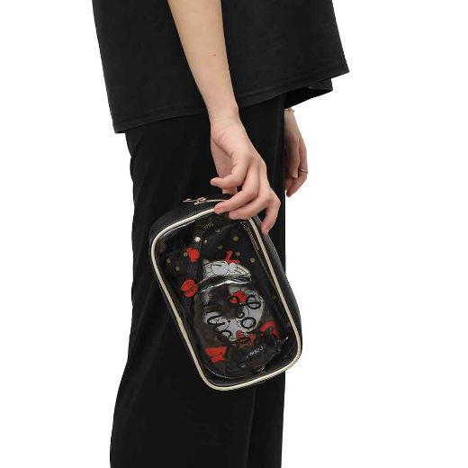 Picture of Disney Mickey & Minnie Love Travel Cosmetic Bags - Set of 3