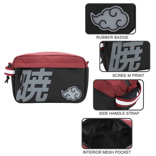 Picture of Naruto Akatsuki Cloud Travel Cosmetic Bag