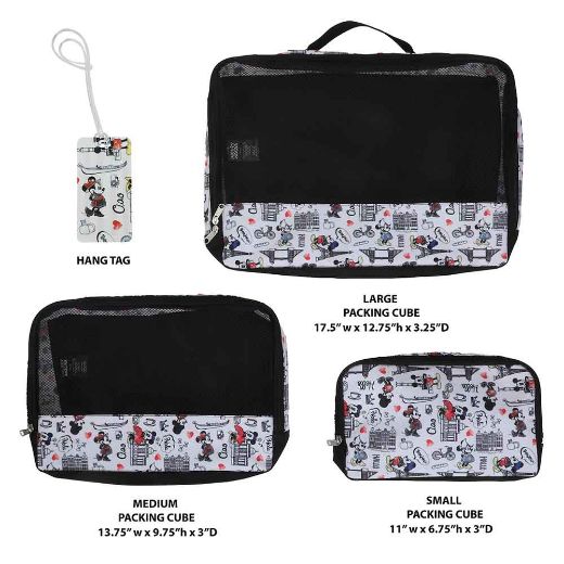 Picture of Disney Mickey & Minnie 4 pc. Travel Packing Cubes