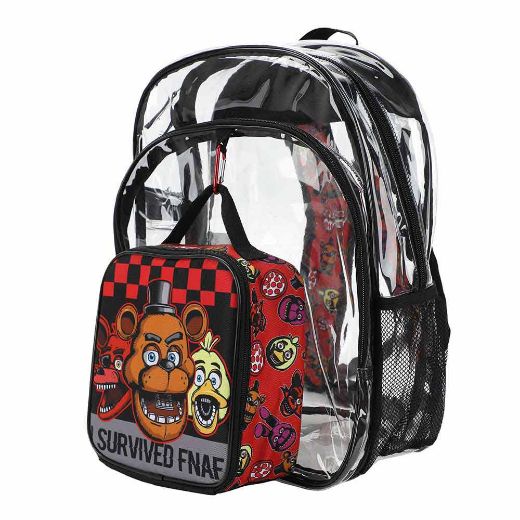 Picture of Five Nights at Freddy's Youth 5 pc Clear Backpack Set