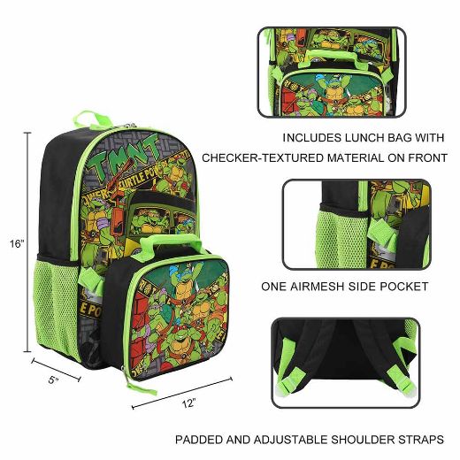 Picture of Teenage Mutant Ninja Turtles Youth Lunch Tote & Backpack