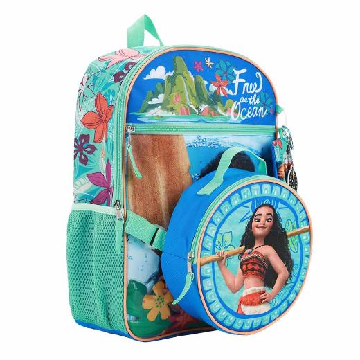 Picture of Disney Moana Free the Ocean 5 pc Youth Backpack Set