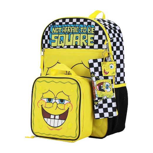 Picture of SpongeBob SquarePants 5 pc Youth Backpack Set