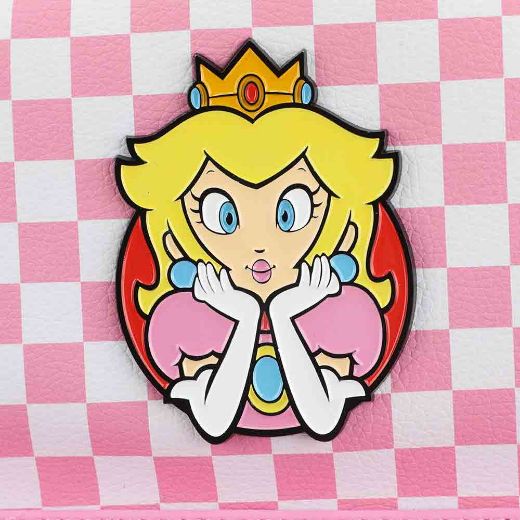 Picture of Super Mario Princess Peach Checkered Mini Backpack