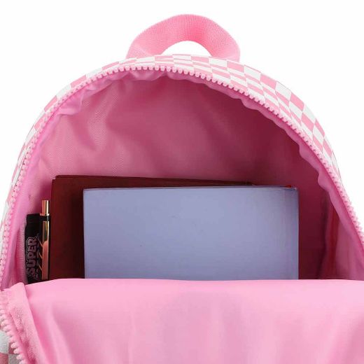 Picture of Super Mario Princess Peach Checkered Mini Backpack