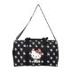 Picture of Hello Kitty AOP Black Travel Duffle Bag