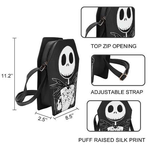 Picture of The Nightmare Before Christmas Coffin Shaped Crossbody