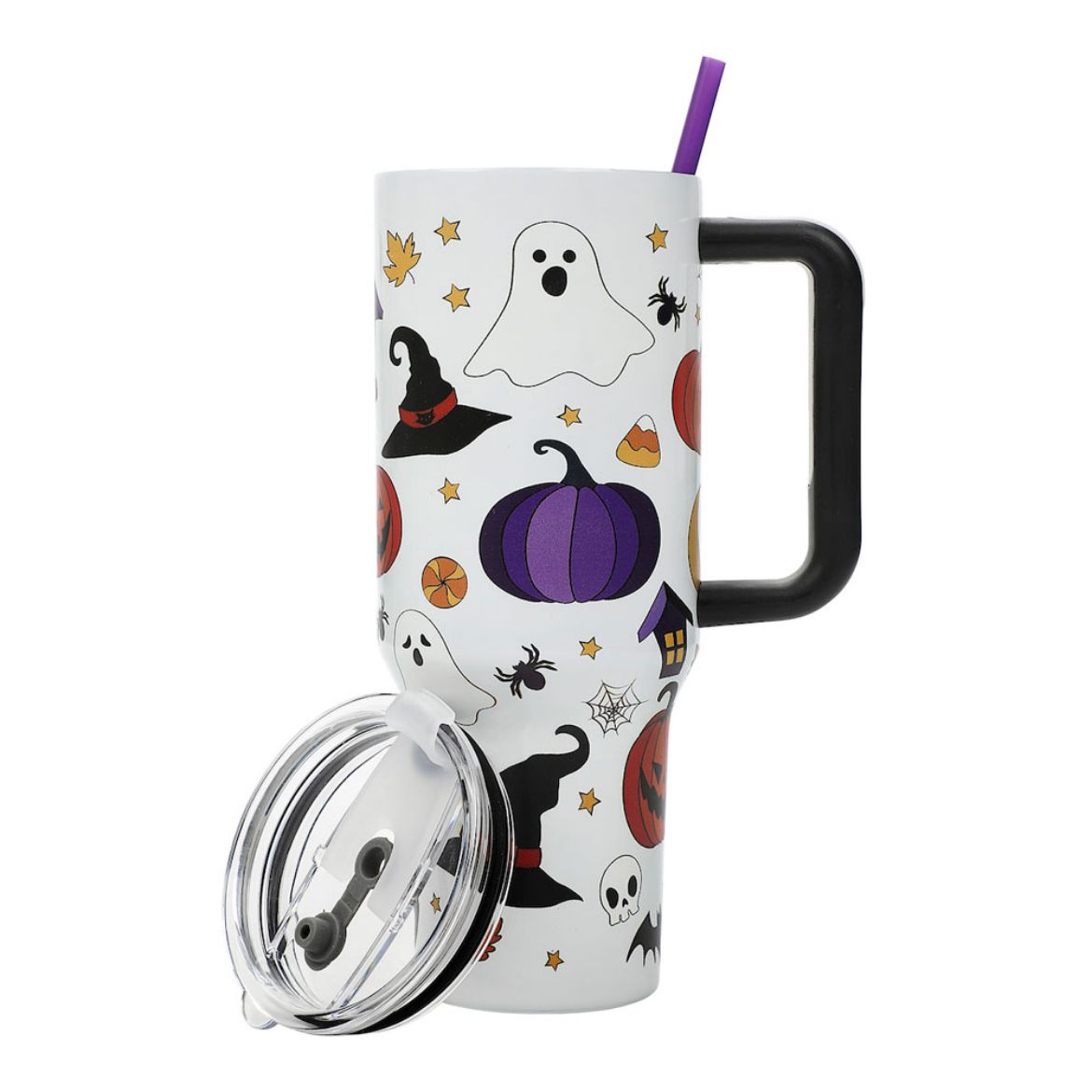 Picture of Bioworld Halloween Icons 40 oz. Stainless Steel Tumbler