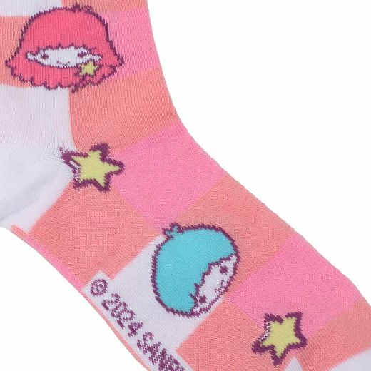 Picture of Hello Kitty Strawberry Milk 3 Pair Quarter Crew Box Set