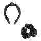 Picture of Bioworld Halloween Skeleton Headband & Scrunchie Set