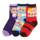 Picture of LankyBox Foxy 3 Pair Youth Crew Socks
