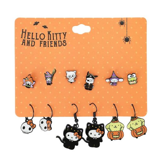 Picture of Hello Kitty & Friends Halloween 6 Pack Earring Set