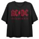 Picture of AC/DC Back in Black Crop Tee