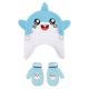 Picture of Baby Shark 3D Beanie & Gloves Combo