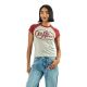 Picture of Dr.Pepper Raglan Juniors Cropped Baby Tee