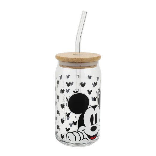 Picture of Disney Mickey Mouse 15 oz. Glass Bamboo Tumbler