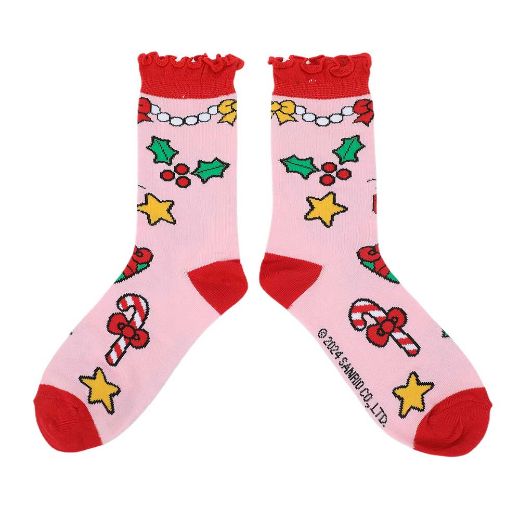 Picture of Hello Kitty Christmas Junior's 3 Pair Crew Box Set