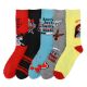 Picture of Chucky Mixed Character Adult 5 Pair Crew Socks