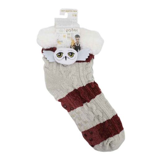 Picture of Harry Potter Hedwig Sherpa Women's Slipper Socks