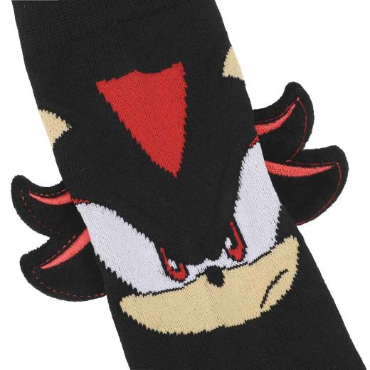 Picture of Sonic the Hedgehog Shadow Adult 3D Plush Crew Socks
